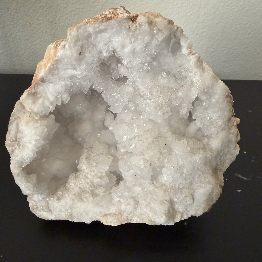 White Crystal Geode